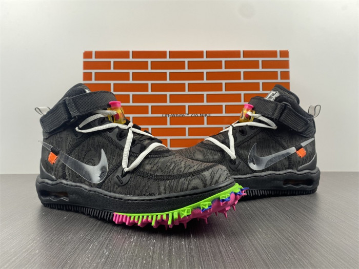 Nike Air Force 1 Mid Off-White Black DO6290-001