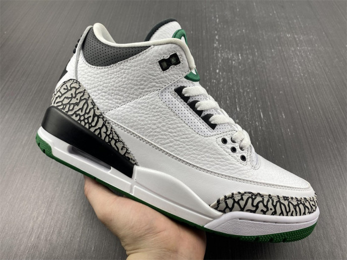 Air Jordan 3 Retro Oregon Ducks Pit Crew White - 594282233
