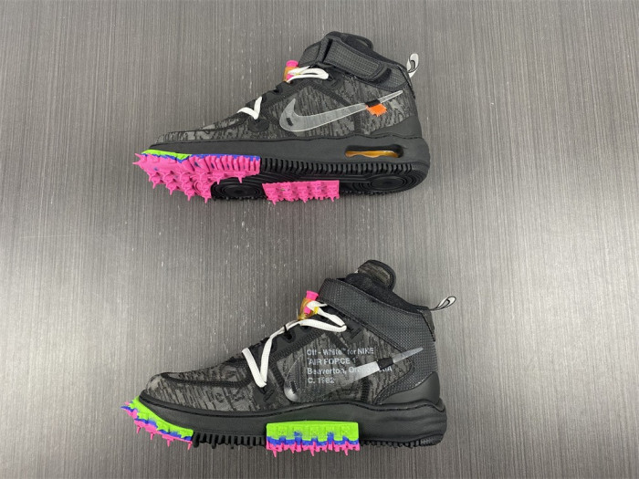 Nike Air Force 1 Mid Off-White Black DO6290-001