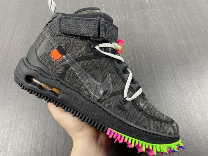 Nike Air Force 1 Mid Off-White Black DO6290-001