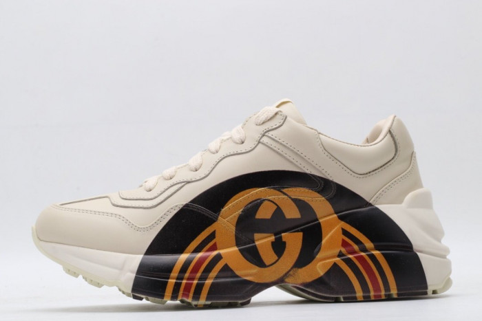 G*u*i rhyton  leather sneaker