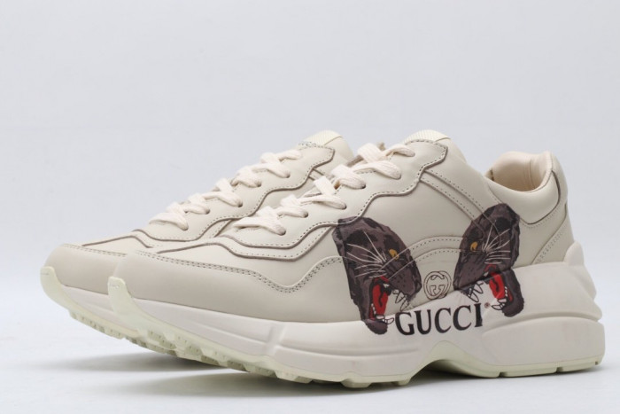 G*u*i rhyton leather sneaker