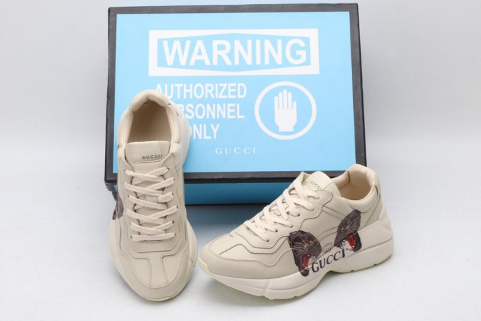 G*u*i rhyton leather sneaker