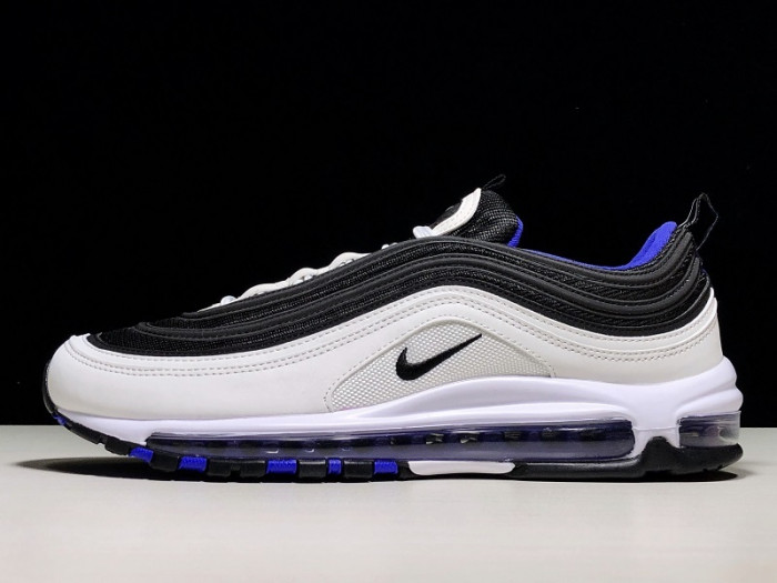 NIKE mens Air Max 97 White/Black-Persin Violet 921522-102