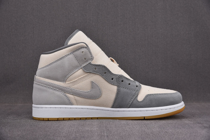 Air Jordan 1 Mid Coconut Milk Particle Grey DN4281-100
