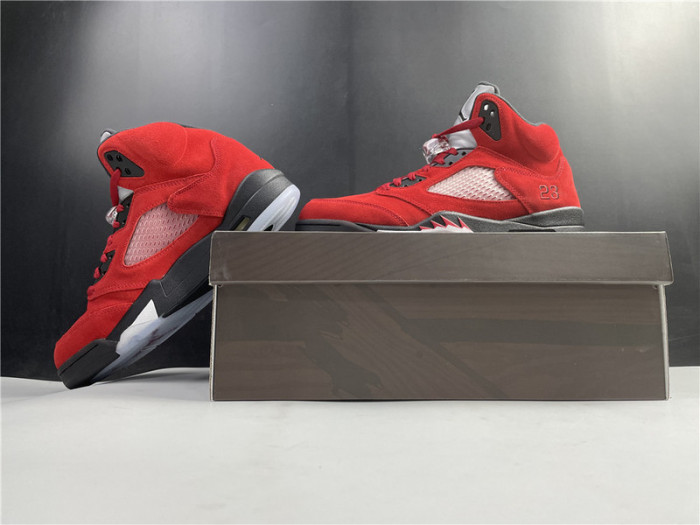 AIR JORDAN 5 RAGING BULL 2021 RED SUEDE DD0587-600