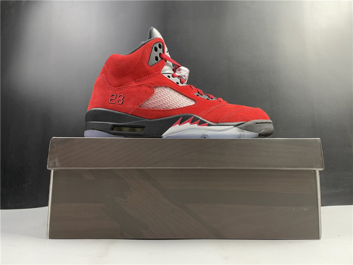 AIR JORDAN 5 RAGING BULL 2021 RED SUEDE DD0587-600