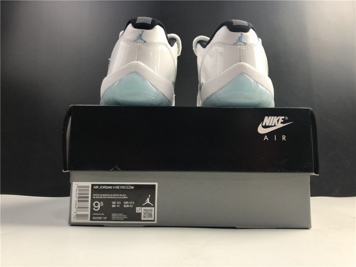 AIR JORDAN 11 LOW "LEGEND BLUE" AV2187-117