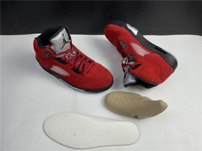 AIR JORDAN 5 RAGING BULL 2021 RED SUEDE DD0587-600