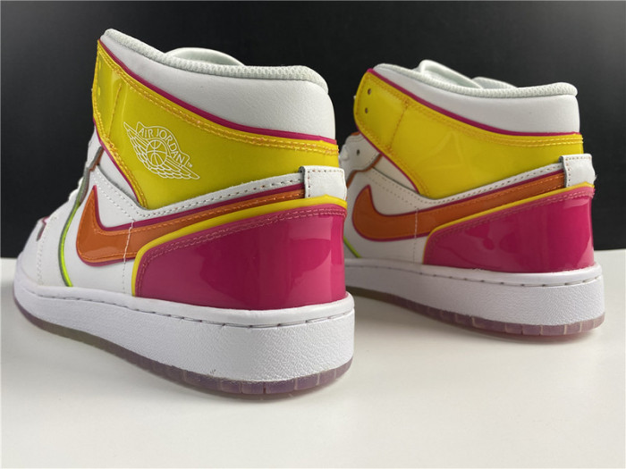 Air Jordan 1 Mid GS "Edge Glow" - CV4611 100