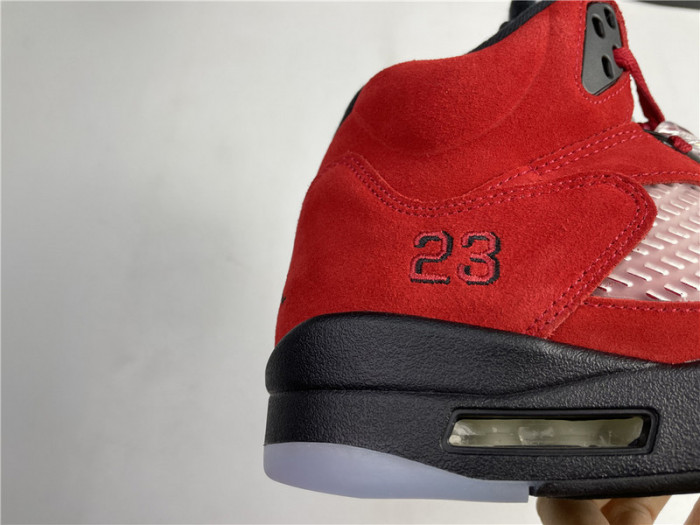 AIR JORDAN 5 RAGING BULL 2021 RED SUEDE DD0587-600