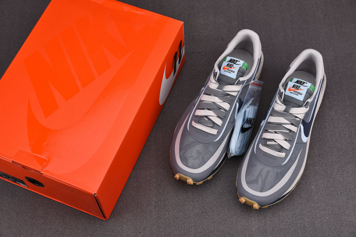 Nike LD Waffle sacai CLOT Kiss of Death 2 Cool Grey DH3114-001