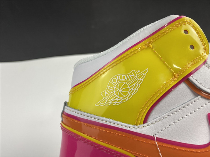 Air Jordan 1 Mid GS "Edge Glow" - CV4611 100