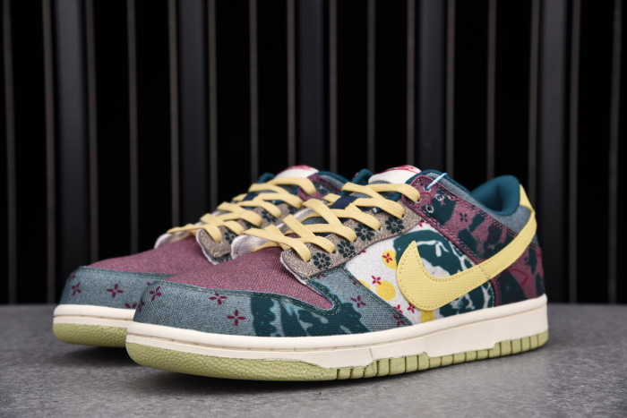 NIKE DUNK LOW LEMON WASH MULTI-COLOR CZ9747-900