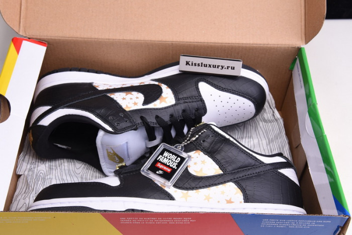 NIKE SB DUNK LOW "BLACK STARS" DH3228-102