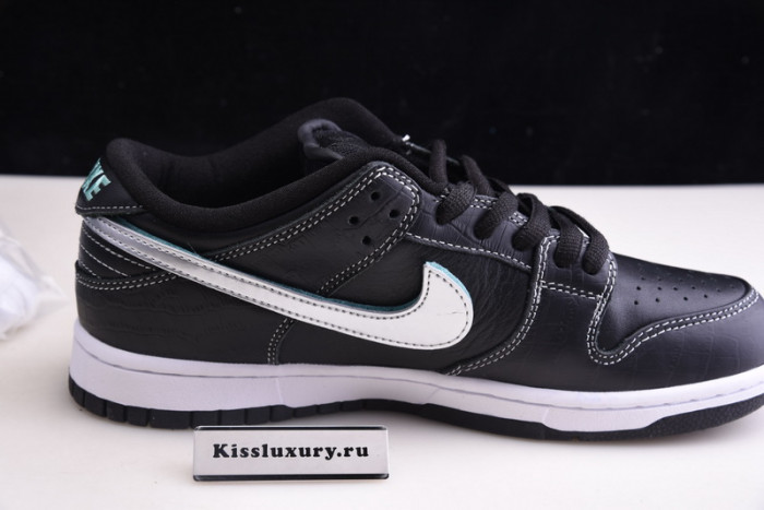 nike sb dunk low pro og qs "black Di*m*nd" - bv1310 001