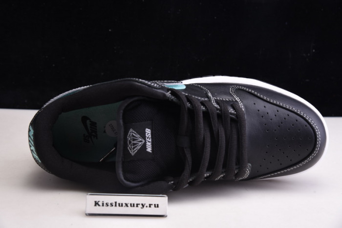 nike sb dunk low pro og qs "black Di*m*nd" - bv1310 001