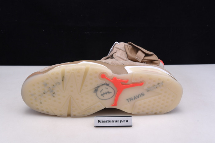 JORDAN 6 RETRO TRAVIS SCOTT BRITISH KHAKI - DH0690-200