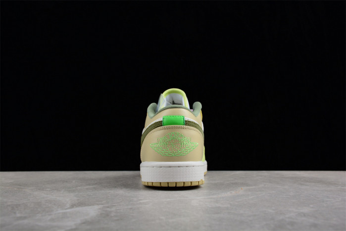 Jordan 1 Low Sail White Oil Green  - FD9906-131