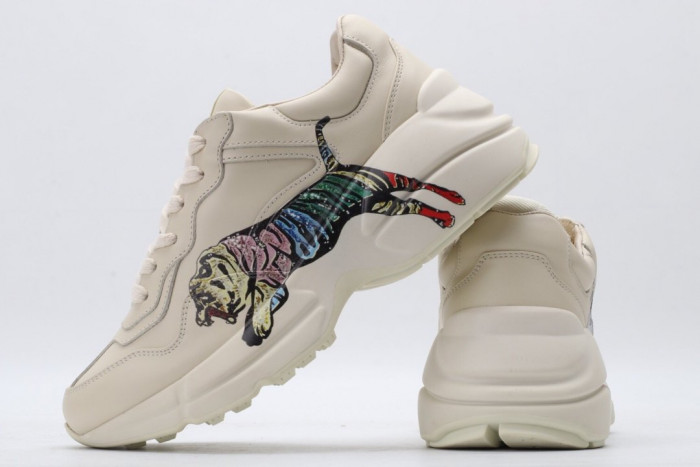 G*u*i rhyton leather sneaker