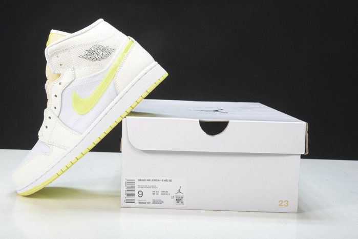 Air Jordan 1 Mid SE Voltage Yellow (W) - DB2822-107
