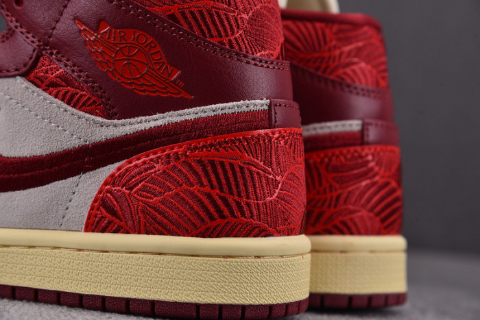 Air Jordan 1 Mid SE Tiki Leaf Team Red DZ2820-601